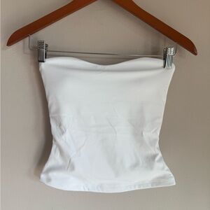 White Strapless Top BUM size small nwot